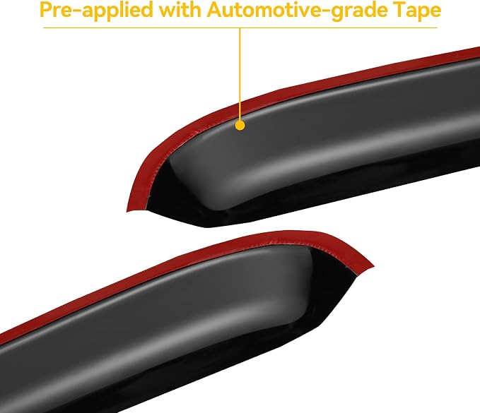 Window Visors Rain Guards for 1997 1998 1999 2000 2001 2002 2003 Ford F150 SuperCab, Window Vent Shade Wind Deflectors for 97 98 99 F250 Light Duty Extended Cab