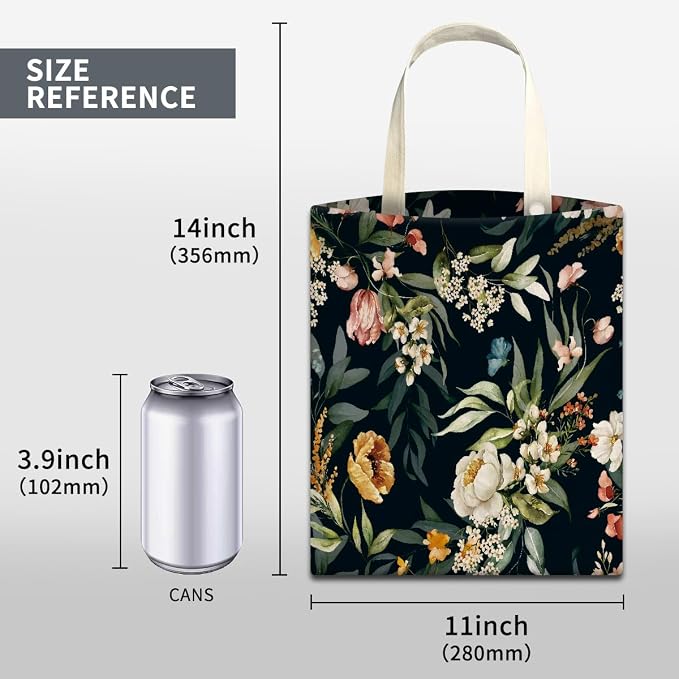 Car Trash Can, Cute Car Trash Bag, Hanging Car Organizer and Storage Bag, Trash Bin for Car Accessories, Vehicle, Travelling, Camping Watercolor Flowers