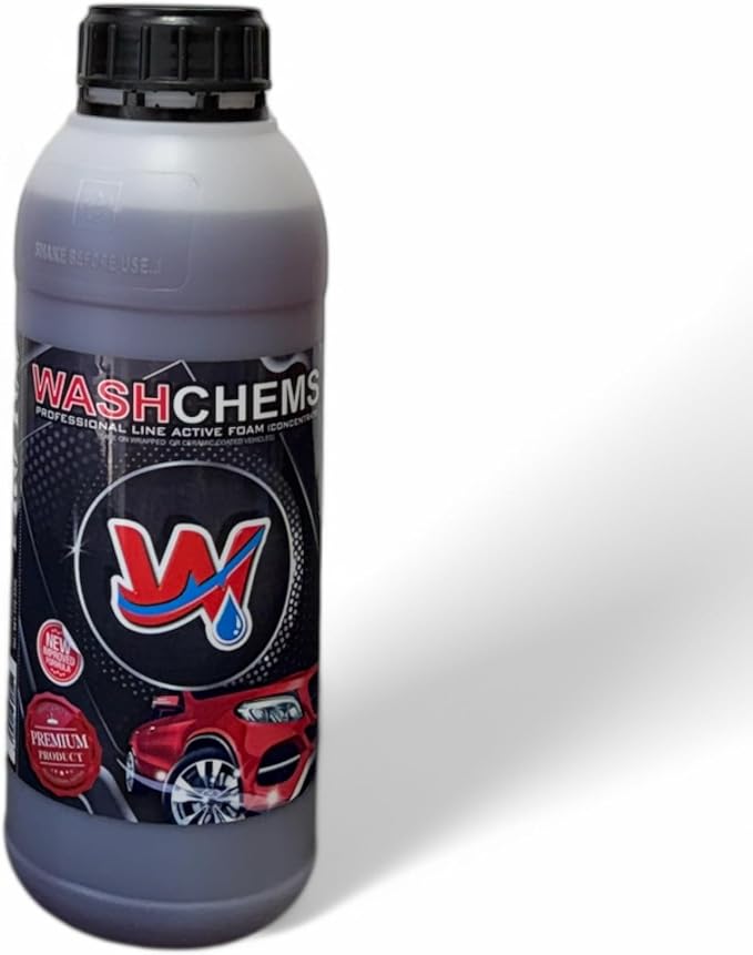 Pro 100 Touchless One Step Car Wash Detergent Soap Concentrate No Brushing 32 Oz (Heavy-Duty) Commercial Grade Professional Auto Active Foam Cleaner