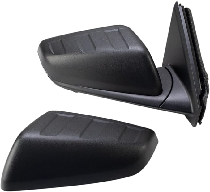 Driver and Passenger Side Mirror Set Power Heated Memory Blind Spot Textured Black Housing Turn Signal Compatible with 2019-2022 Chevrolet Equinox 2018-2022 GMC Terrain GM1320618 GM1321618