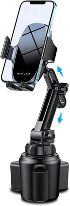 [Upgraded Version Cup Phone Holder for Car, Universal Adjustable Long Neck Car Phone Mount Cradle Friendly Compatible with iPhone Samsung Google and All 4.0-7.0 inches Smartphones