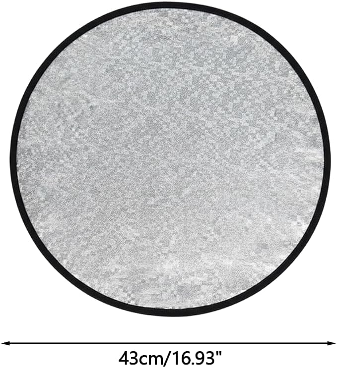 Car Steering Wheel Cover, 3-Layer Steering Wheel Sun Shield, Easy Install, Heat Resistant Sun Cover for Most Cars (16.9inch