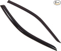 Outside Mount Window Vent Visors Rain Guards Compatible with Honda Accord Coupe 1994-1997 | Side Window Wind Deflectors Rain Shields | Smoke Tinted, 2 Pcs Set, DGWV-213