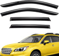 Extra Durable Window Deflectors Tape-On Window Visors Rain Guards Fit for Outback 2015-2019, Sun Visors, Wind Vent for Shades, Exterior Car Accessories - 4pcs. AG0876
