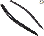 Outside Mount Window Vent Visors Rain Guards Compatible with Honda Accord Coupe 2003-2007 | Side Window Wind Deflectors Rain Shields | Smoke Tinted, 2 Pcs Set, DGWV-214