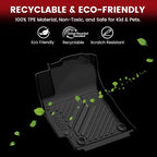 Floor Mats & Cargo Mat for Hyundai Elantra Manual 2021-2026(Only Fit Gas) / Elantra N Manual 2022-2026,All Weather TPE Custom Fit Floor Liners Car Mats & Trunk Mats Accessories, Black