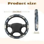 Steering Wheel Cover Accessories Neoprene Cover, Breathable Non-Slip Easy to Install Suitable for Women Men, 14.5-15.5 Inch for Car SUV Van Truck Universal - Camouflage