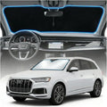 for Audi Q7 Sun Shade Windshield Cover - Custom Fit Q7 Accessories 2016-2025 2026 Sunshade Foldable UV Protection & Heat Shield Sun Visor Accessories