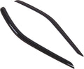 WD2-798 Dark Smoke 2 Pcs Set Window Visor (Outside Mount) Deflector Rain Guard Compatible with 2014-2016 Ford Transit