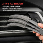 10-Piece Car Interior Cleaning Kit Boar Hair Brush Vent Gel Detailing Set | 3 Boar Hair Brushes,3-in-1 Vent Brush,Non-Toxic Gel,Spray Bottle;Auto & Home Dual Use,Scratch-Free Detailing Gift Kit