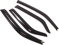 WD2-087M Dark Smoke 4 Pcs Set Window Visor (Outside Mount) Deflector Rain Guard Compatible with 2005-2008 Dodge Magnum
