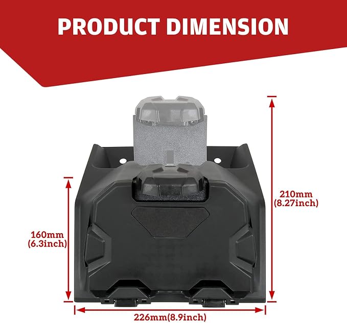 Electronic Device Tablet Holder for 2018-2024 Polaris Ranger XP 1000 Crew Diesel, Phone Ipad GPS Holder Mounts with Storage Box Organizer Accessories
