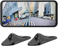 car Electronic Rearview Mirror, Right Blind spot Assistance Mirror for Vehicles, High - Definition Night Vision dashcam, Parking Monitoring, CMS (Black)