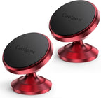 【2 Packs Magnetic Phone Holder for Car【Strong Magnet】 Phone Holders for Your Car Phone Holder Mount【4 Metal Plate】 Universal Car Accessories for Women Men for iPhone Samsung Speakerphones