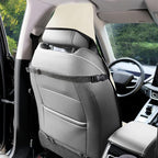 Premium Waterproof Seat Cover Towel Protector Neoprene Universal Fit, Upgraded 100% Washable & Removable Non-Slip Sweat Carseat Towel Covers, Perfect for Gym/Yoga/Workout（Beige,2PCS