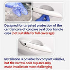 [3M]-5pcs Customized Car Door Handle Cup Protector Made with 3M Paint Protection Film, Sticker/Guard, Clear(Transparent), Anti Scratch, Universal Fit for Most Cars (Clear/5pcs)