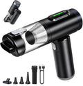 Handheld Car Vacuum Cleaner, Cordless with Brushless Motor, 120W, 3-in-1 Vacuum, Blow and Inflate, Multiple Nozzle Attachments