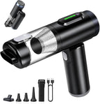 Handheld Car Vacuum Cleaner, Cordless with Brushless Motor, 120W, 3-in-1 Vacuum, Blow and Inflate, Multiple Nozzle Attachments