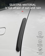 muekzu Silicone Car Door Edge Guard Trim Molding Crash Scratch Protector Scratch Guard for Car,Sedans,Truck,SUV 4PCS (Black)