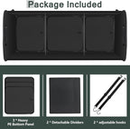 Trunk Organizer - 95L Extra Large Capacity SUV Cargo Storage, Collapsible Waterproof Design with Non-Slip Bottom & Retractable Straps, Car Organizers for SUV, Truck, Sedan