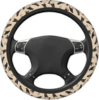 Goth Raven Elastic Steering Wheel Cover Non-Slip Breathable Steering Wheel Protector Fit Auto, SUVs, Truck