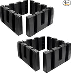 8PCS Multipurpose Cargo Organizer Blocks, Plastic Cargo Storage Organizer Blocks for Wool Carpet Trunk, Grocery Trunk Divider Cargo Containment System for Car SUV Van Trunk