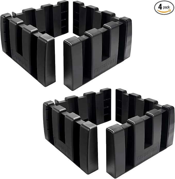 8PCS Multipurpose Cargo Organizer Blocks, Plastic Cargo Storage Organizer Blocks for Wool Carpet Trunk, Grocery Trunk Divider Cargo Containment System for Car SUV Van Trunk