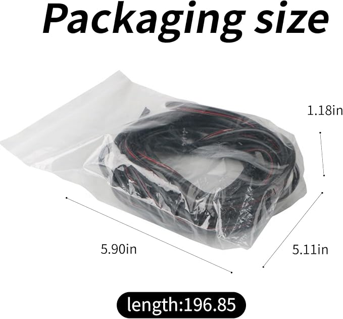 16.3ft Black Car Door Edge Protectors, Door Edge Guard, U-Shaped Rubber Edge Trim Car Door Protector,Suitable for Most Cars, Trucks, Suvs（Black 16.3ft