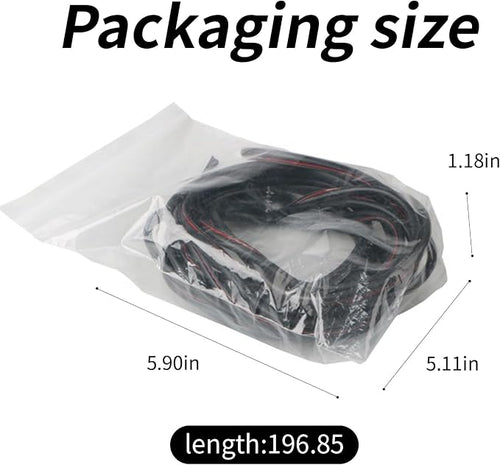 16.3ft Black Car Door Edge Protectors, Door Edge Guard, U-Shaped Rubber Edge Trim Car Door Protector,Suitable for Most Cars, Trucks, Suvs（Black 16.3ft