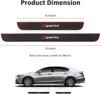 4PCS Car Door Sill Protector,Anti-Scratch & Waterproof Car Door Sills Scratch Protection,Universal Car Exterior Accessories Automotive Door Entry Guard for Car,Truck,SUV (Sport, Width 1.96'')