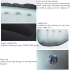 Inflatable Car Air Mattress Back Seat Bed, Universal Back Seat Gap Filler Pad Extender for SUV Camping Sleeping Travel Rest