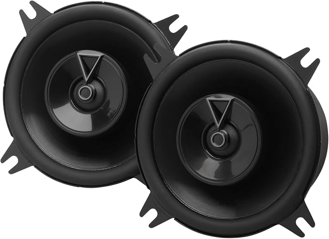 Club 44F - 4" (100mm) Two-Way Car Speaker, 35W RMS, 105W Peak, Sensitivity (@ 2.83V): 90dB, Frequency Response: 75Hz – 20kHz, Nominal Impedance: 3.0 ohms