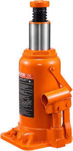 Hydraulic Bottle Jack, 20 Ton/44092 LBS All Welded Bottle Jack, 7.5-14 inch Lifting Range, with 3-Section Long Handle, for Pickup Truck, Truck, Car, RV, Auto Repair, Industrial Engineering