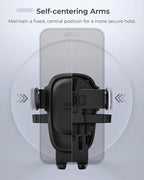 Easy One Touch Advanced Air Vent Car Phone Mount - Universal Cell Phone Holder for iPhone, Google, Samsung, Moto, LG, and All Other Smartphones