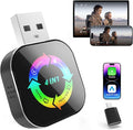 2026 Upgraded Wireless Carplay Adapter, 4 in 1 Screen Mirroring Support Mirror Link/AirPlay for Apple CarPlay & Android Auto, Mini USB/Type-C Plug & Play Car Play Adapter, Wired to Wireless