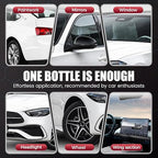 Glass Polishing Liquid D1,2025 New Car Glass Polishing Compound Windshield Cleaner Glas Oil Film Remover with Sponge,Auto Glass Polish Removes Swirls, Scratches, Wiper Marks & Oil Film (2)