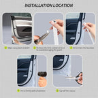 16.4FT(5M) Car Door Edge Guards, Car Door Protector, Rubber U Shape Car Trim Door Protectors Seal, Car Exterior Accessories Aluminum Boat Edge Trim Guards No Glue Required for Cars (White)