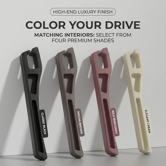 Cartriva Double Slot Car Organizer, Seat Gap Filler, 2 in 1 Seat Crevice Blocker Stop Things from Dropping, Universal Vehicle Interior Accessories