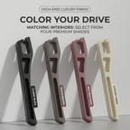 Cartriva Double Slot Car Organizer, Seat Gap Filler, 2 in 1 Seat Crevice Blocker Stop Things from Dropping, Universal Vehicle Interior Accessories