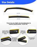 in-Channel Window Rain Guards Fit for Chevy Malibu 2016-2025(9 Gen),Rain Guards Visors Vent Visors Window Deflector, Vent Shades Car Accessories -4 pcs