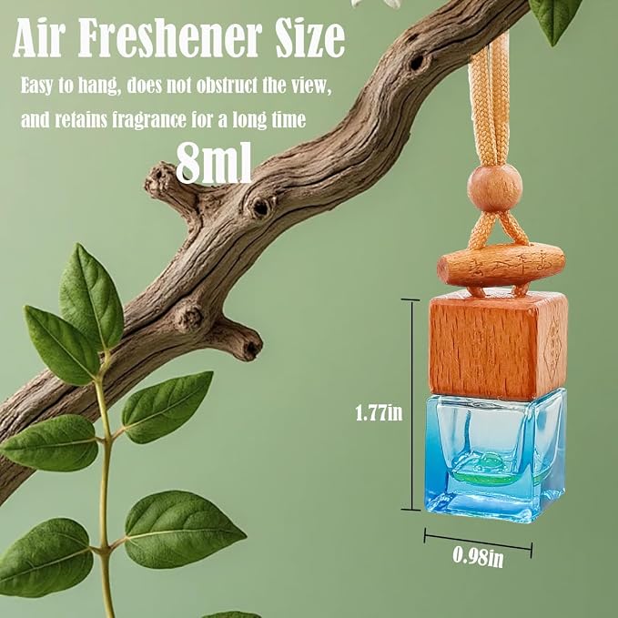 ikeda fragrance Car Air Freshener 8ml Automotive Scents | Long-Lasting Keep Fragrance | Auto Hanging Diffuser Bottles | Remove Odor Fresh Air Home Deodorizer (1pcs,Tranquil Girl)