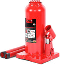 12 tons / 24000 lbs Lifting Automotive Welded Hydraulic Bottle Jack for Repair Vehicle, Pickup, Truck, w/Manual Handle, Red,TOOLS-00360