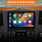 4Core 64GB ROM Car Radio Stereo for Chevy Silverado Tahoe GMC Sierra Yukon 2007-2013, 8 Inch IPS Touch Screen with CarPlay Android Auto Bluetooth GPS Navigation Backup Camera