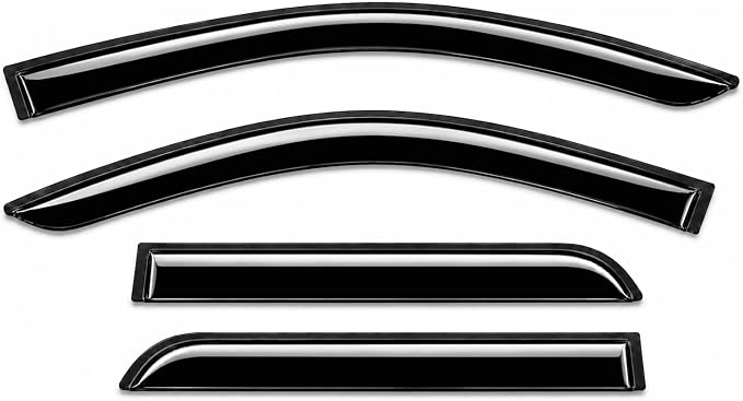 2022-2026 Tape-On Rain Guards for Ford Maverick Side Window Visor Deflectors XL XLT Lariat 2023 2024 2025