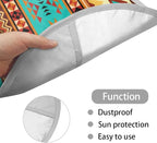 Aztec Steering Wheel Sun Shade Cover Anti-Heat Steering Wheel Sun Block Cover Heat Reflector Universal 17 inch Steering Wheel Sunshade for Most Cars SUV Sedan Van Trucks