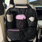 Rydura Car Seat Back Organizer – Waterproof Kick Mat Protector with Multiple Pockets – Backseat Storage for Kids, Pets & Travel – Durable & Easy to Clean – Universal Fit for Cars, Trucks & SUVs