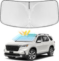 Windshield Sun Shade for Honda Pilot 2016-2025 2026 Windshield Sunshade 4-Layers Sun Visor Window Shade Custom for Pilot EX-L Special Edition Elite Black Edition Touring Blocks UV Rays Car Accessories