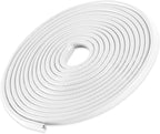 33Ft (10M) Car Door Edge Guard, No Glue Car Door Entry Guard Protective Strip, Rubber Edge Trim Car Door Protector, Applicable to Car, Truck, SUV and ATV, Car Exterior Accessories（White）