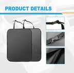 2 Pack Car Kick Mats Back Seat Protector, Seat Back Protector for Vehicles to Protect from Dirt, Mud and Scratches, Fits Most SUVs and Vans, Waterproof Oxford Durable Car Seat Back