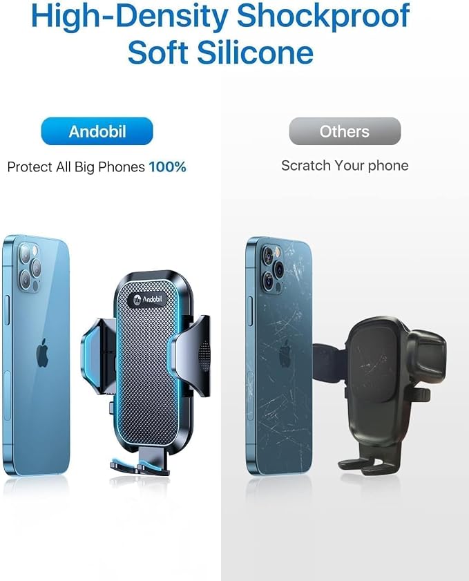 Military-Grade Cup Holder Phone Holder, [Solidest Metal Gooseneck] Universal Cup Phone Holders for Your Car Truck Golf, 360° Adjustable Cup Holder Cell Phone Mount for iPhone Samsung Google